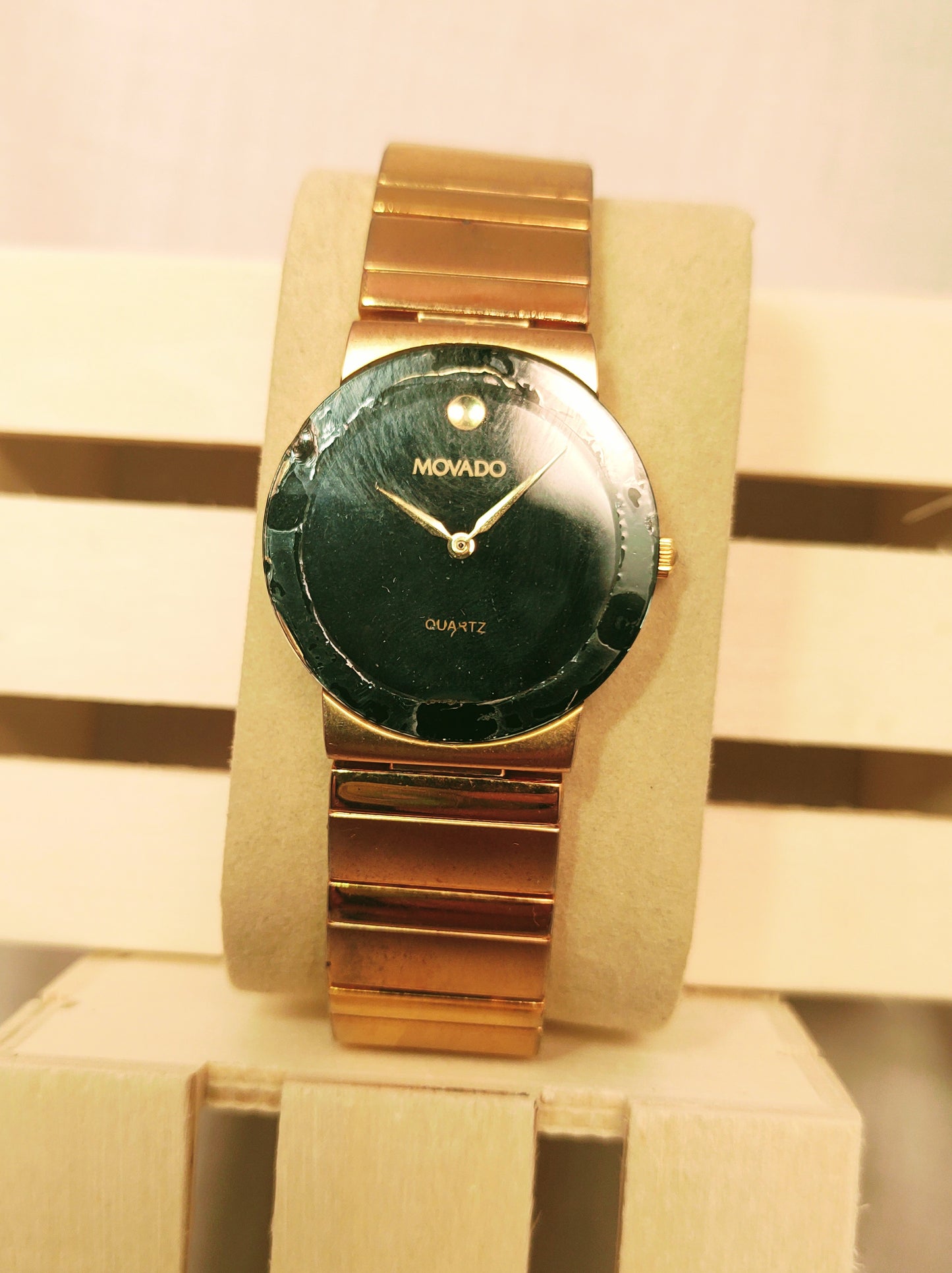 Movado Gold tone Quartz watch