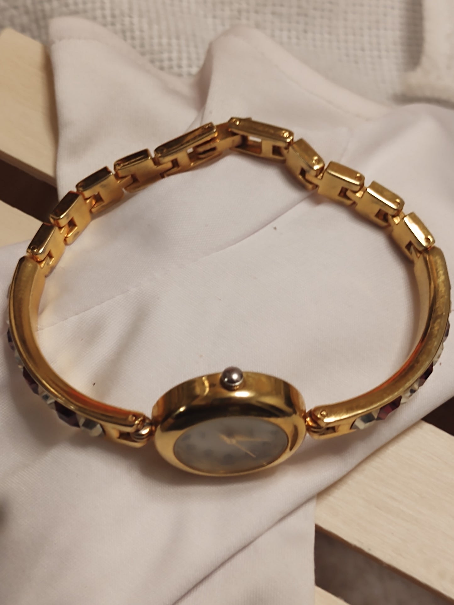 Collezier Pre-owned 21.9 mm gold tone case and bracelet